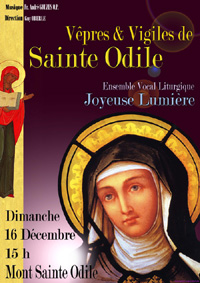 Affiche Sainte Odile Décembre 2007