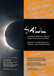 Affiche Saul - Temple-Neuf / Andlau - 26+27 Octobre